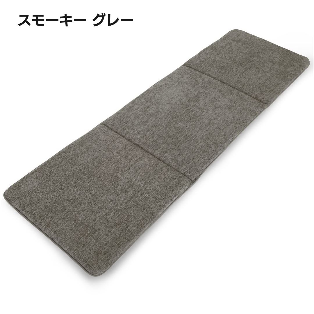 金鵄 ロングシートクッション ソファパッド 44x126x3cm 薄型 座布団